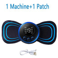 Load image into Gallery viewer, 4PCS LCD Display EMS Neck Massage Electric Massager Cervical Neck Back Patch 8 Mode Pulse Muscle Stimulator Portable Relief Pain