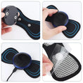 Load image into Gallery viewer, 4PCS LCD Display EMS Neck Massage Electric Massager Cervical Neck Back Patch 8 Mode Pulse Muscle Stimulator Portable Relief Pain