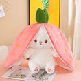 Load image into Gallery viewer, 35-75Cm Transformed Strawberry Rabbit Doll Plush Toy Little White Rabbit Doll Carrot Rabbit Sleeping Pillow Doll Gift