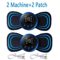 Load image into Gallery viewer, 4PCS LCD Display EMS Neck Massage Electric Massager Cervical Neck Back Patch 8 Mode Pulse Muscle Stimulator Portable Relief Pain