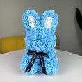 Load image into Gallery viewer, 21 Colors Rose Rabbit 25Cm Artificial Flowers Rose Bunny with Box Mom Girlfriend Wedding Anniversary Birthday Valentine Day Gift
