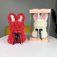 Load image into Gallery viewer, 21 Colors Rose Rabbit 25Cm Artificial Flowers Rose Bunny with Box Mom Girlfriend Wedding Anniversary Birthday Valentine Day Gift