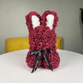 Load image into Gallery viewer, 21 Colors Rose Rabbit 25Cm Artificial Flowers Rose Bunny with Box Mom Girlfriend Wedding Anniversary Birthday Valentine Day Gift