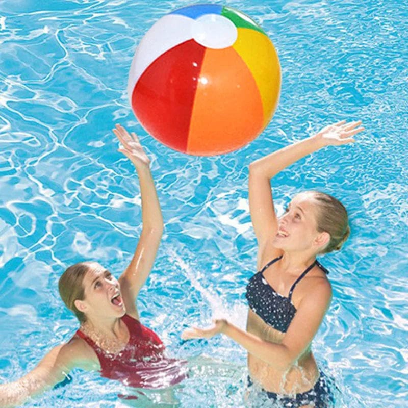 6 Pcs Colorful Inflatable Beach Ball