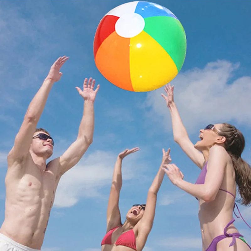 6 Pcs Colorful Inflatable Beach Ball