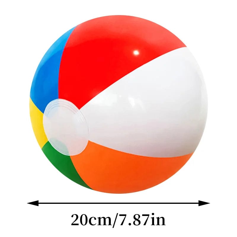 6 Pcs Colorful Inflatable Beach Ball