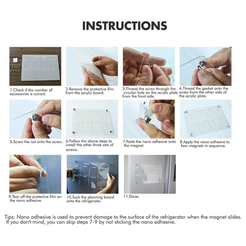 ClearScribe™ Fridge Planner