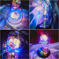 Load image into Gallery viewer, Galactic Rose in Glass Dome - Perfect Gift for Valentine's Day
